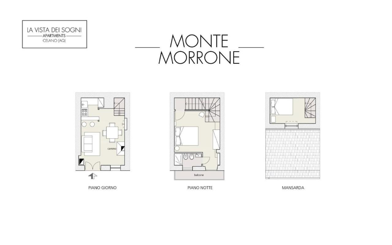 Lavistadeisogni Monte Morrone Селано Экстерьер фото